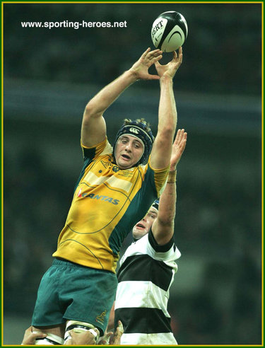 Dean Mumm - Australia - International rugby union caps for Australia.