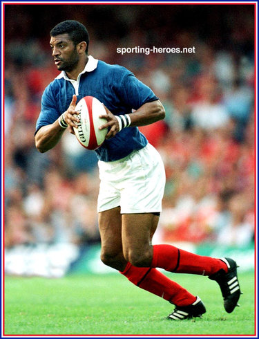 Emile Ntamack - France - International Rugby Union Caps for France.