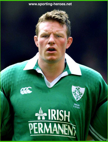 Malcolm O'Kelly - Ireland (Rugby) - International Rugby Union Caps for Ireland - 1997 to 2002