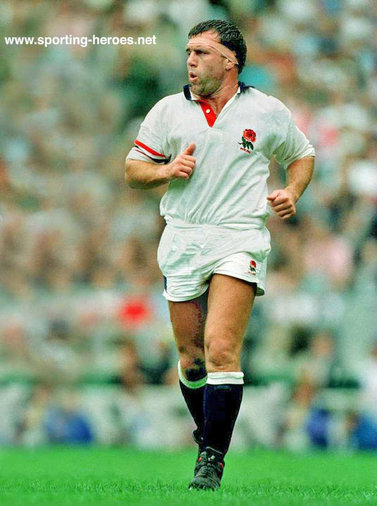 Gary Pearce - England - International Rugby Union Caps for England.