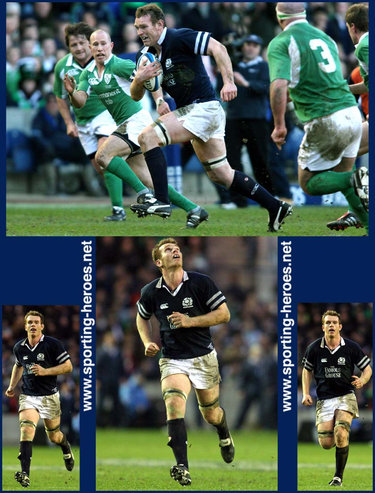 Jon Petrie - Scotland - Scottish International Rugby Caps.