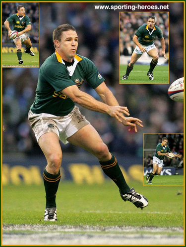 Andre Pretorius - South Africa - International rugby union caps for South Africa.