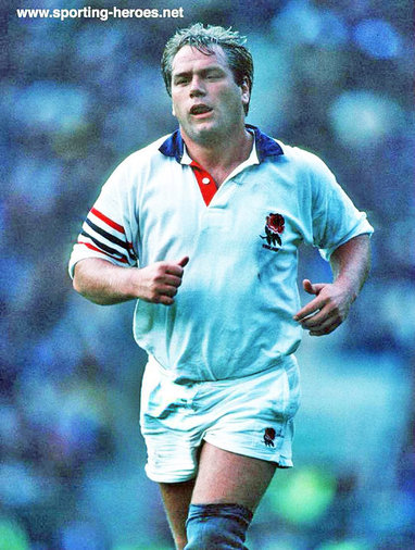 Jeff Probyn - England - International Rugby Union Caps for England.