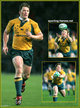 Clyde RATHBONE - Australia - International  Rugby Union Caps.