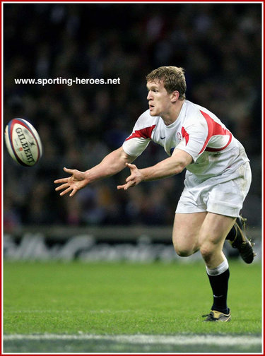 Tom Rees - England - International Rugby Caps for England.