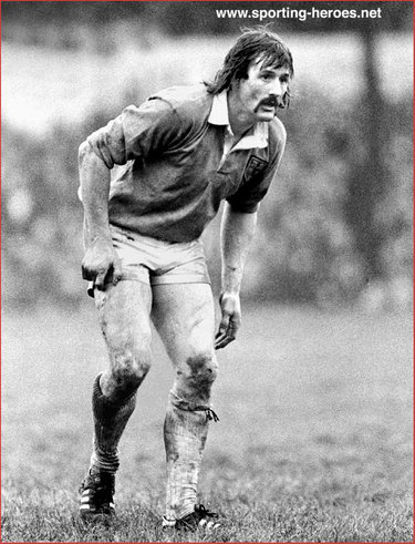 Paul Ringer - Wales - Welsh  Rugby Union Caps 1978-80