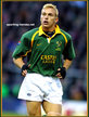 Brent RUSSELL - South Africa - International Rugby Union Caps for South Africa.