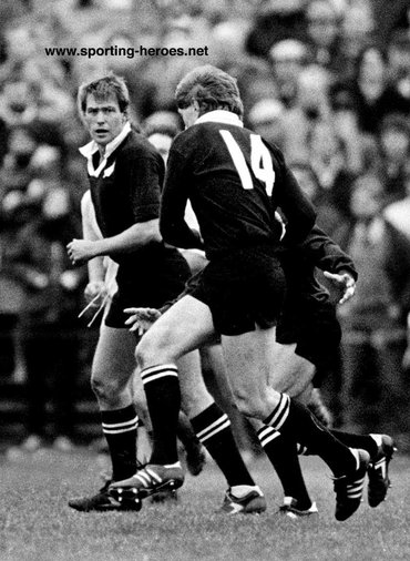 Mark Shaw - New Zealand - International Rugby Union Caps.