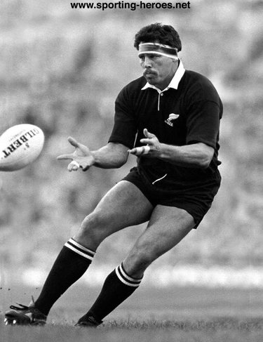 Wayne Shelford - New Zealand - International rugby caps for the All Blacks.