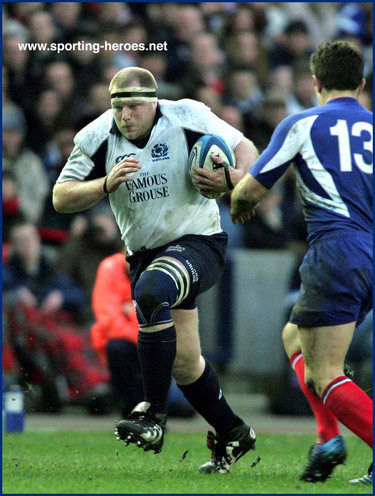 Craig Smith - Scotland - International  Rugby Union Caps.