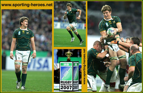 Juan Smith - South Africa - 2007 World Cup (Final)