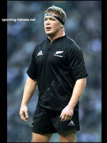 Greg Somerville - New Zealand - International rugby matches for The All Blacks.