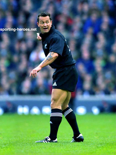 Carlos Spencer - New Zealand - International  Rugby Union Caps.