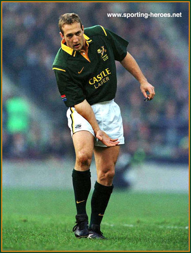 Stefan Terblanche - South Africa - South African International Rugby Caps.