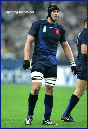 Jerome Thion - France - Coupe du Monde 2007 Rugby World Cup.