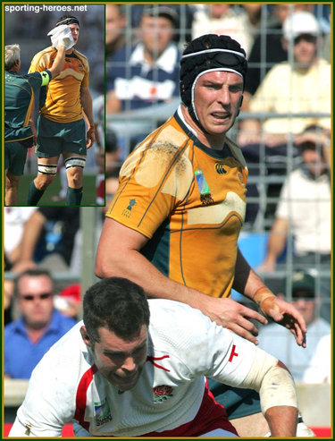 Daniel Vickerman - Australia - 2007 Rugby World Cup games.