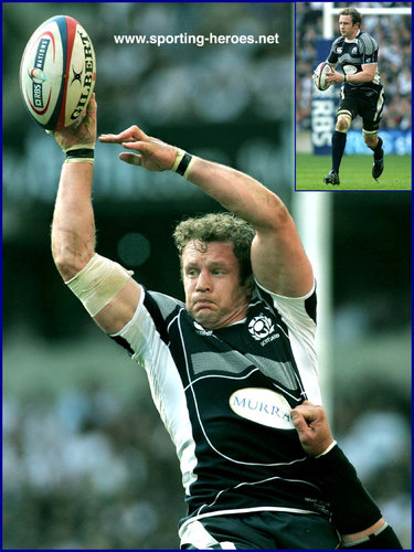 Jason White - Scotland - International rugby matches.