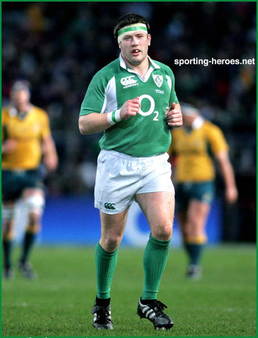 Bryan Young - Ireland (Rugby) - International Rugby Union Caps.