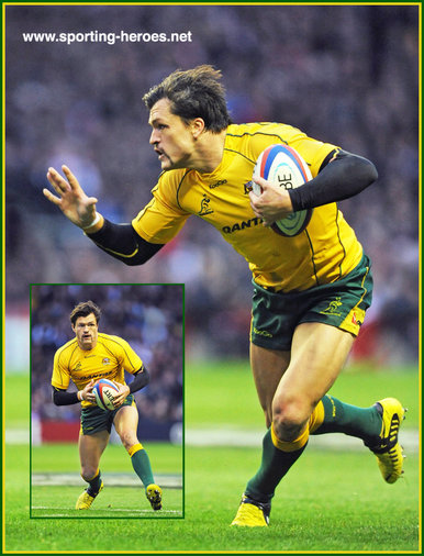 Adam Ashley-Cooper - Australia - International rugby union caps. 2005 - 2102