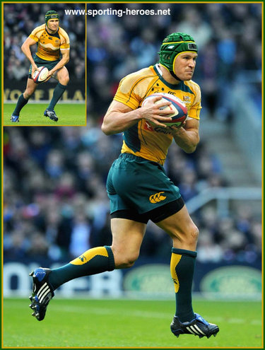 Matt Giteau - Australia - Australian International  Rugby Union Caps.