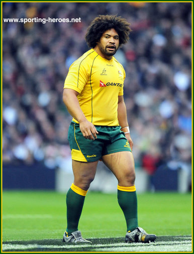 Tatafu Polota-Nau - Australia - International Rugby Union Caps. 2005-2015