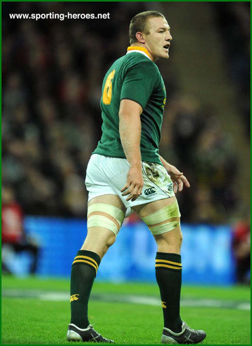 Jean Deysel - South Africa - International rugby union caps.