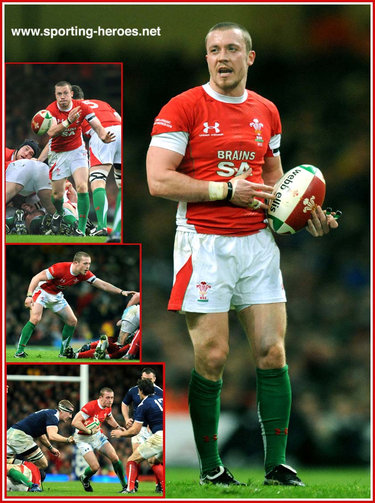 Richie Rees - Wales - International Rugby Union Caps for Wales.