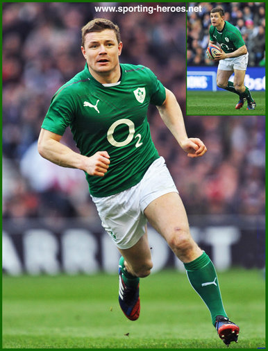 Brian O'Driscoll - Ireland (Rugby) - International rugby union caps for Ireland.
