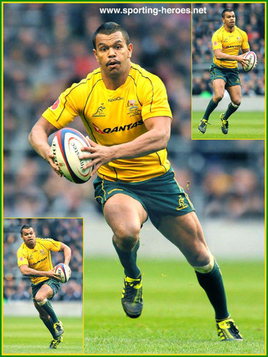 Kurtley Beale - Australia - International Rugby Union Caps. 2010-2015