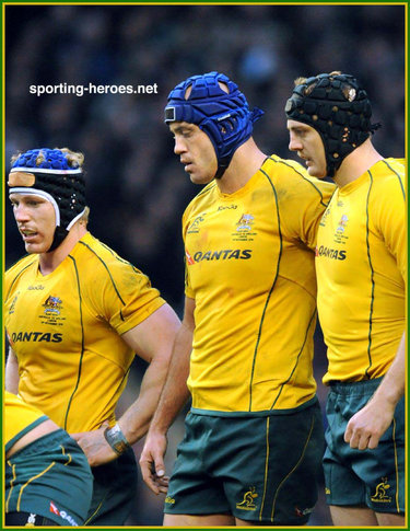 Nathan Sharpe - Australia - International  Rugby Union Caps for Australia.