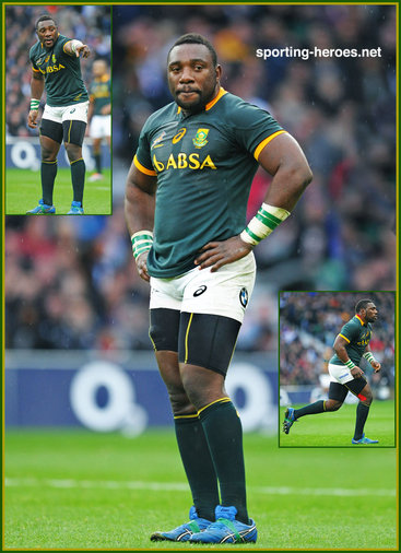 Tendai Mtawarira - South Africa - South African International Rugby Caps 2008 -2014