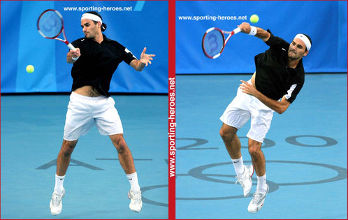 Roger Federer - Switzerland - 2004 Triple Grand Slam victories.