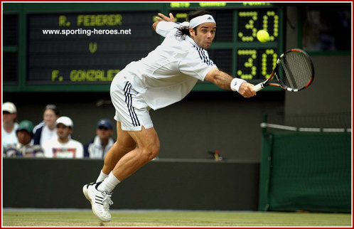 Fernando Gonzalez - Chile - Wimbledon 2005 (Quarter-Finalist)