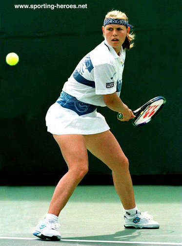 Anke Huber - Germany - 1989-96. Australian Open Runner-Up in 1996