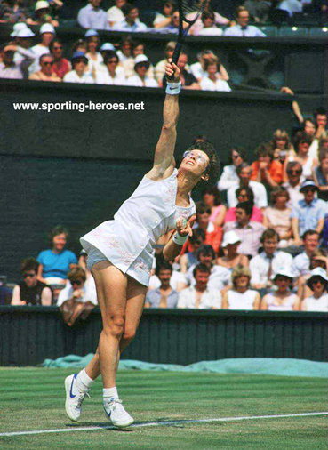 Billie-Jean King - U.S.A. - Wimbledon 1983 (Semi-Finalist)