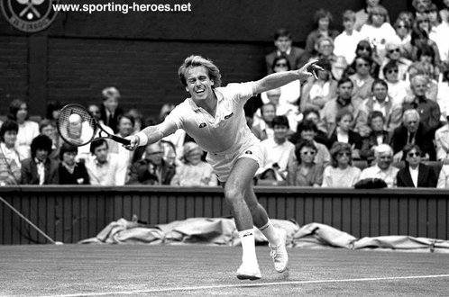 John Lloyd - Great Britain & N.I. - Tennis Grand Slam top sixteen finishes.