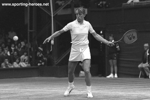 Martina Navratilova - U.S.A. - 1983. Three Grand Slam titles in a year