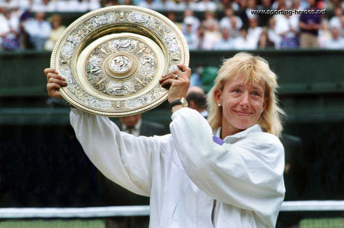 Martina Navratilova - U.S.A. - Ninth and last Wimbledon title in 1990