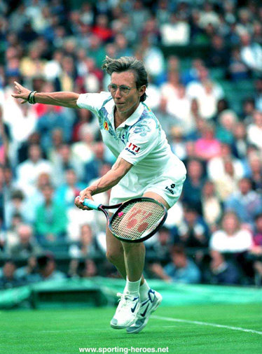 Martina Navratilova - U.S.A. - 1991 onwards. One last Wimbledon singles final at the age of 37