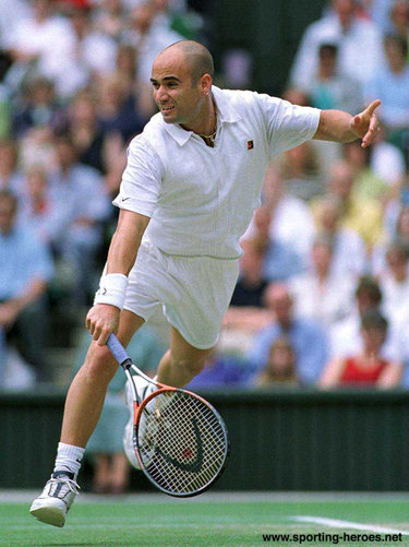Andre Agassi - U.S.A. - 1999. French Open (Winner) & U.S. Open (Winner)