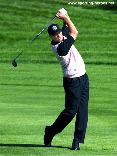 Niclas Fasth - Sweden - 2002 Ryder Cup (P3, H1, L2)