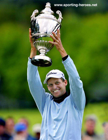 Anders Hansen - Denmark - 2002. Volvo PGA Championship (Winner). Order of Merit (16th)