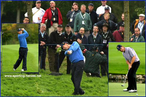 Padraig Harrington - Ireland - 2006 Ryder Cup player & winner of Dunhill Links.