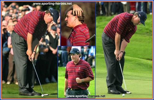 Phil Mickelson - U.S.A. - 2006 Ryder Cup (P5, H1, L4)