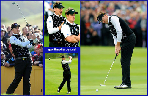 Ian Poulter - England - 2010 Ryder Cup (P4, W3, L1)