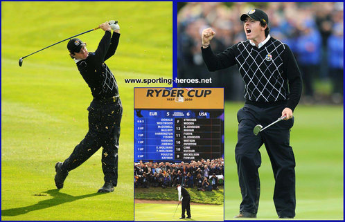 Rory McIlroy - Northern Ireland - 2010 Ryder Cup (P4, W1, H2, L1)