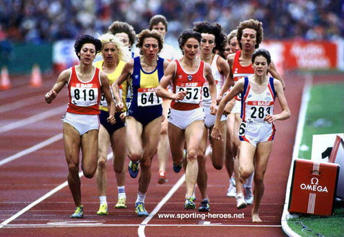 Ravilya Agletdinova - U.S.S.R. - 1500m Gold at 1986 European Championships.