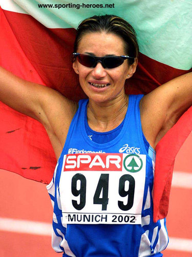 Erica Alfridi - Italy - Bronze medal at the 2002 European Championships.