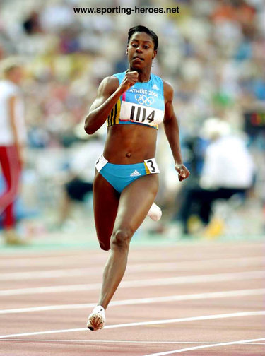 Christine Amertil - Bahamas - 400m finalist at 2004 Olympics (result)