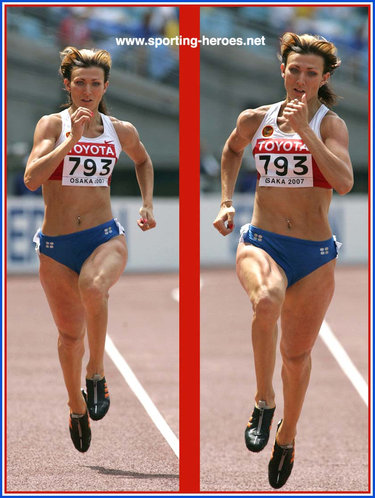 Natalya Antyukh - Russia - 6th in the 400m at the 2007 World Championships